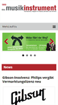 Mobile Screenshot of das-musikinstrument.de